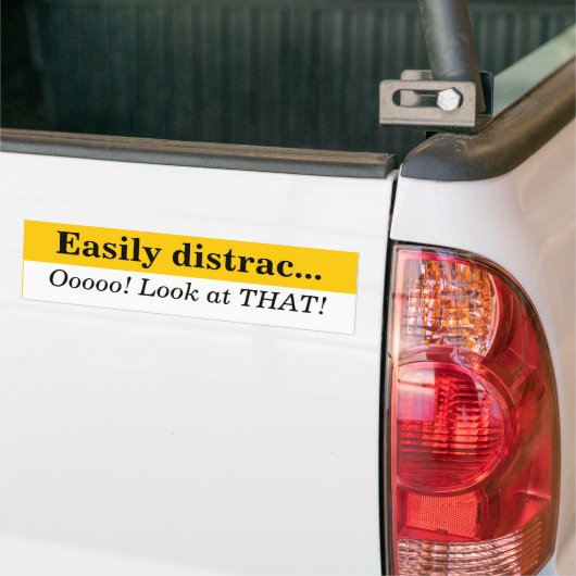 Gemakkelijk vervormd bumpersticker (Op Truck)
