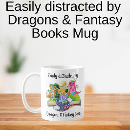 Gemakkelijk vervormd door Dragons en Fantasy Books Koffiemok