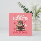 Gemakkelijk Vervormd door Katten en Boeken (Staand voorkant)