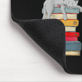 Gemakkelijk Vervormd door Katten en Boeken | Funny Muismat (Hoek)