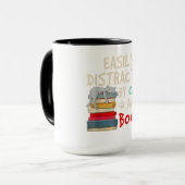 Gemakkelijk Vervormd door Katten en Boeken - Kat _ Mok (Voorkant links)