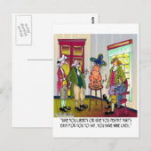 Gemakkelijk voor je zeggen: geef me vrijheid of do briefkaart (Voorkant / Achterkant)