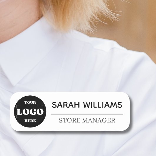 Gemakkelijke Aangepaste Logo Medewerker Magnetisch Naamplaatje
