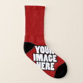 Gemakkelijke Creëer uw eigen unieke gepersonalisee Sokken (Links binnenkant)