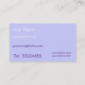 Gemakkelijke droom voor hypnotherapeuten visitekaartje (Achterkant)