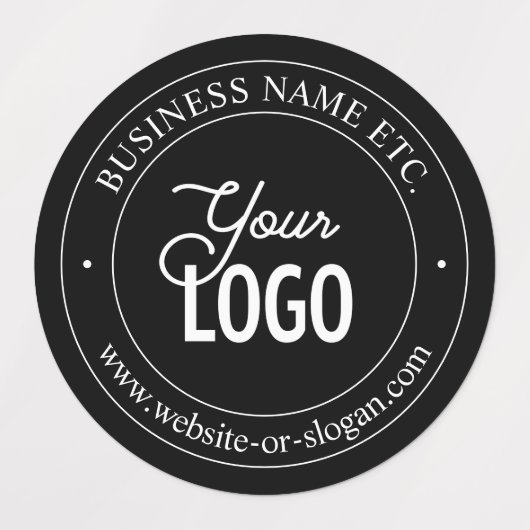 Gemakkelijke Logo Vervanging Waterdichte Tekst Labels (Design 1)