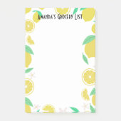 Gemakkelijke planning van objecten van de lijst va post-it® notes (Voorkant)