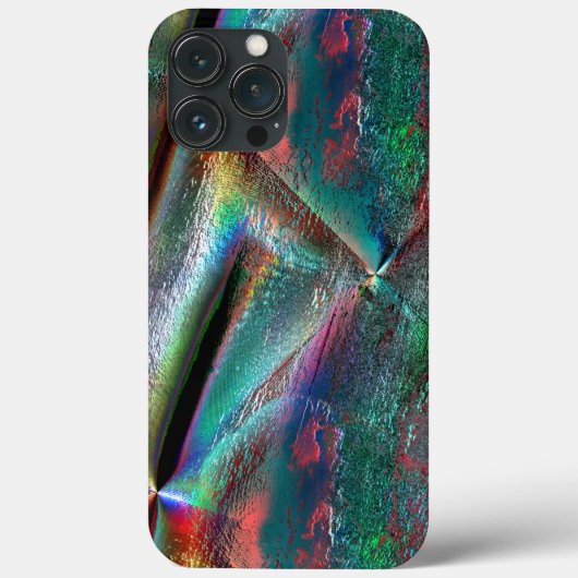 Gemakkelijke psychedelische houtachtige textuur, d Case-Mate iPhone case (Achterkant)
