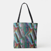 Gemakkelijke psychedelische houtachtige textuur, d tote bag (Achterkant)