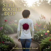 gemalen bloei Tri-Blend shirt