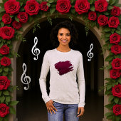 gemalen bloei Tri-Blend shirt