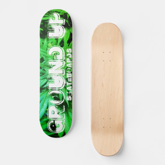 GEMALEN GREENLEAF DECK SKATEBOARD (Voorkant)