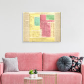 Geman Empire van 1273 tot 1815 Canvas Afdruk (Insitu (Woonkamer))