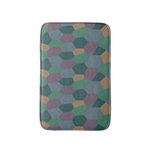 Geman WWI Lozenge Camo Small Bath Mat (Voorkant Verticaal)