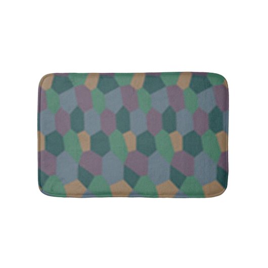 Geman WWI Lozenge Camo Small Bath Mat (Voorkant)