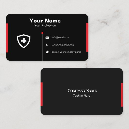 gemanipuleerd customich Visitekaartje (Voorkant / Achterkant)