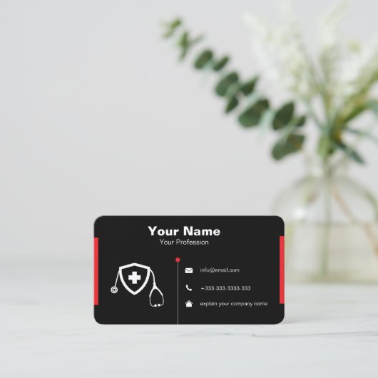 gemanipuleerd customich Visitekaartje (Staand voorkant)