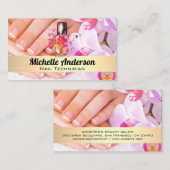 gemanipuleerd | Nagellak flessen | kuuroord Visitekaartje (Voorkant / Achterkant)