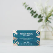 Gemanipuleerde handen | klantenbinding klantenkaartje (Staand voorkant)