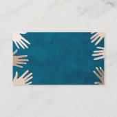 Gemanipuleerde handen | klantenbinding klantenkaartje (Achterkant)