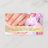 Gemanipuleerde handen | Nagellak flessen Visitekaartje (Achterkant)