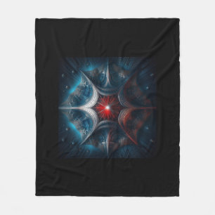 Gemanipuleerde Mandelbrot met Starburst Center Fleece Deken