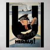 gemany U Boote Heraus_Propaganda Poster (Voorkant)