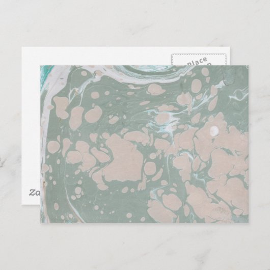 Gemarkeerd design briefkaart (Voorkant / Achterkant)