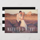 GEMARKEERD EN MERRY | HOLIDAIRE FOTOKAART FEESTDAGENKAART (Voorkant / Achterkant)