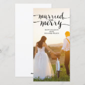 GEMARKEERD EN MERRY | HOLIDAIRE FOTOKAART FEESTDAGENKAART (Voorkant / Achterkant)