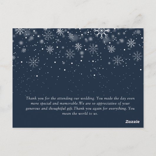 GEMARKEERD EN MERRY | Onaangekondigde elegante bru Briefkaart (Achterkant)