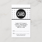 gemarkeerde afsprakenkaart afsprakenkaartje (Voorkant)