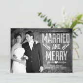 GEMARKEERDE CHRISTMAS-FOTOKAARTEN FEESTDAGENKAART (Staand voorkant)