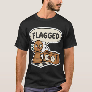 Gemarkeerde Grappige Schaker T-Shirt