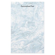 Gemarmerd abstract ontwerp | Blauw en wit