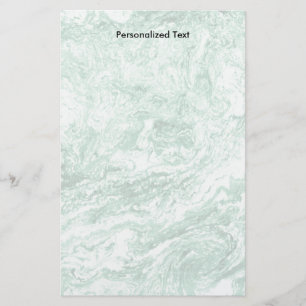 Gemarmerd abstract ontwerp Groen wit Briefpapier