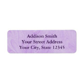 Gemarmerd abstract ontwerp | PAARSE Etiket (Voorkant)