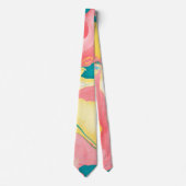 gemarmerd abstract stropdas (Voorkant)