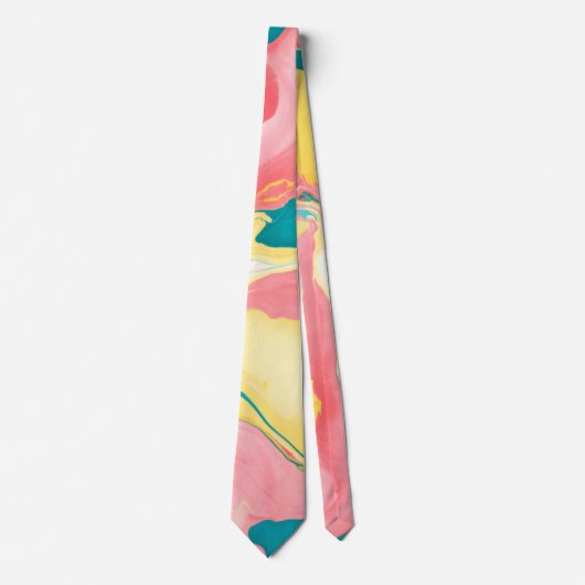 gemarmerd abstract stropdas (Voorkant)