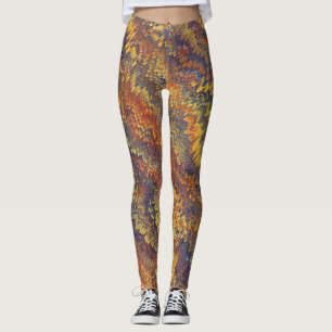 Gemarmerd Boek Schutblad Kleurrijke Broekjes Leggings