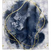 gemarmerd douchegordijn (Voorkant)