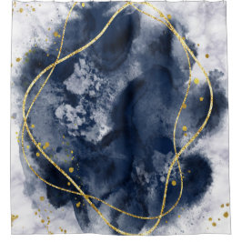 gemarmerd douchegordijn