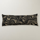 Gemarmerd Goud Lichaam Kussen (Achterkant)