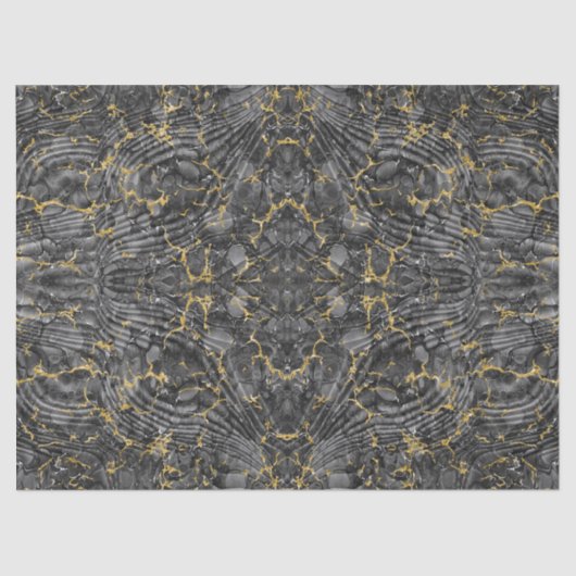 gemarmerd goudglitter-ontkoppelingspatroon tissuepapier (Voorkant)