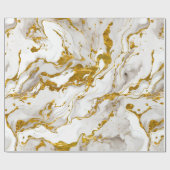 Gemarmerd Mable Elegant Chic Cadeaupapier (Vlak)