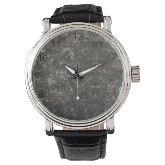 Gemarmerd marmer horloge (Voorkant)