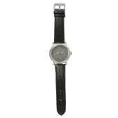 Gemarmerd marmer horloge (Vlak)