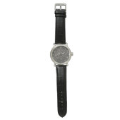 Gemarmerd marmer horloge (Vlak)