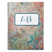  gemarmerd Notitieboek met Monogram (Voorkant)