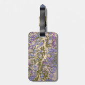 gemarmerd papier bagagelabel (Achterkant verticaal)